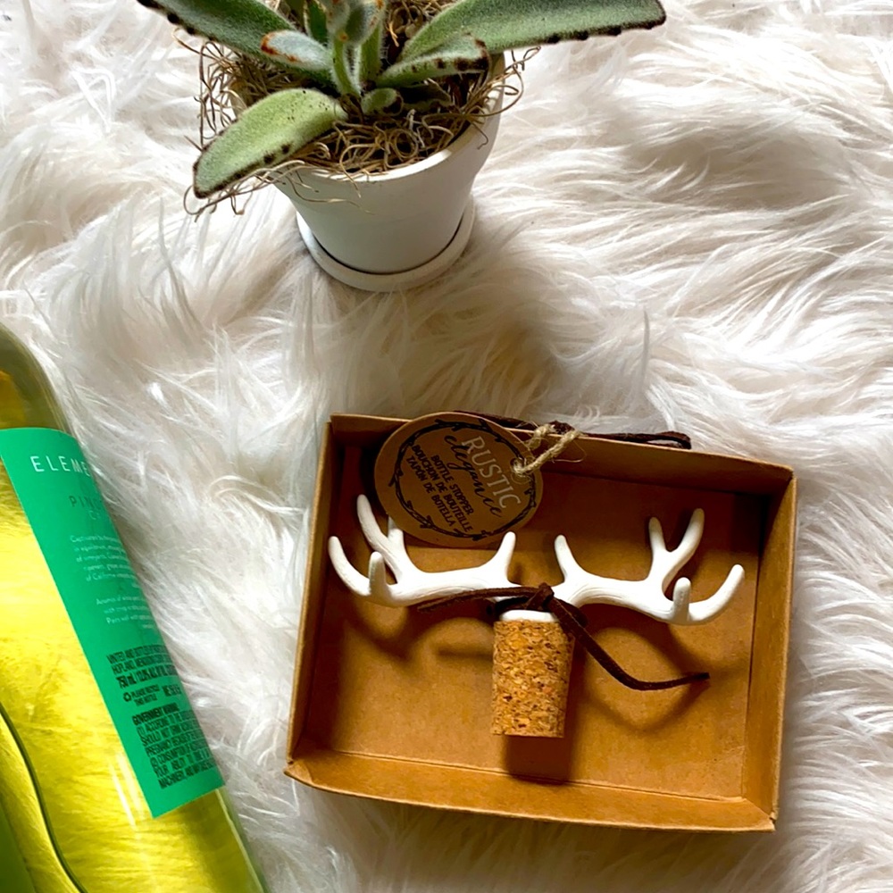 Rustic Elegance Antler Bottle Stopper